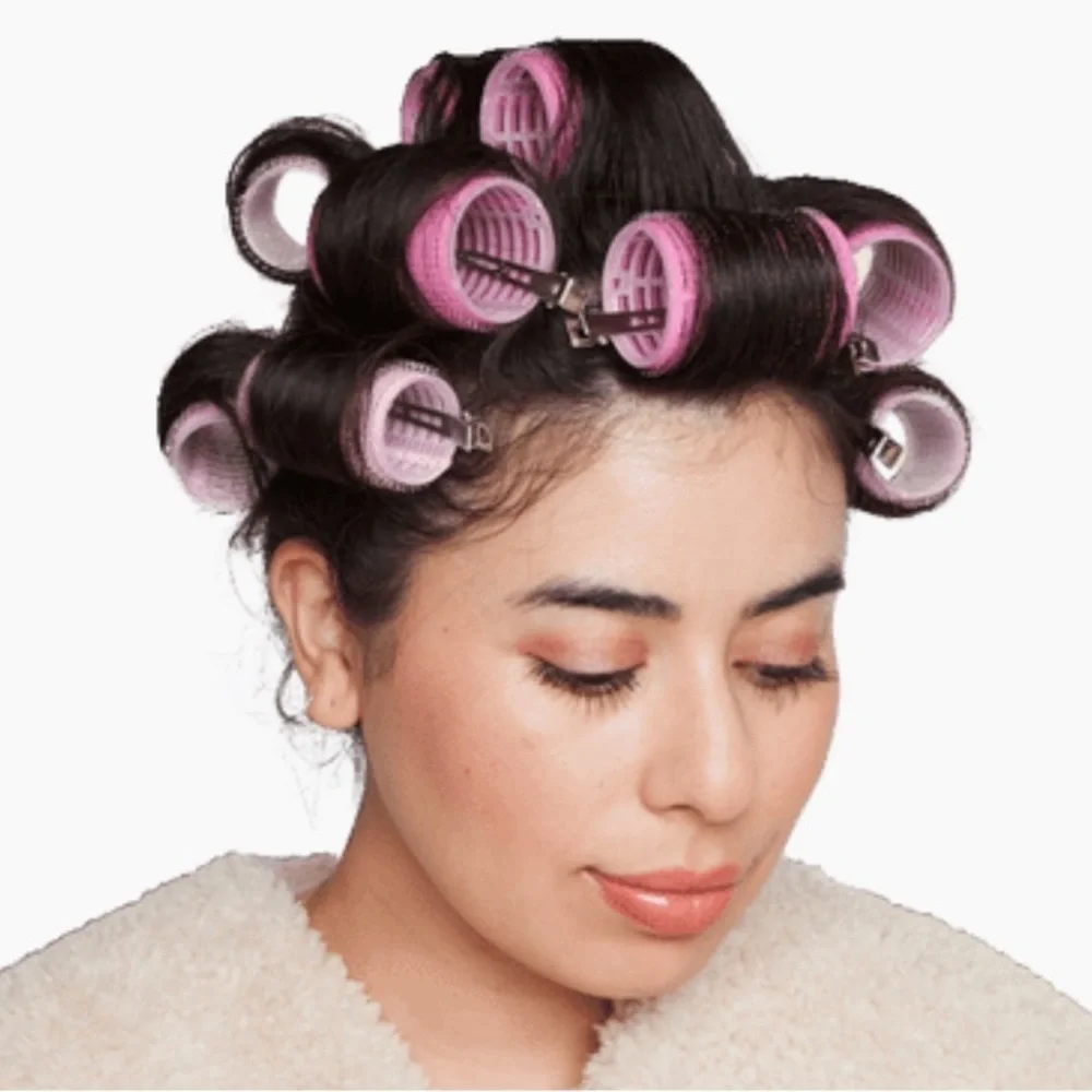 Slickhair Pink Hair Roller Set